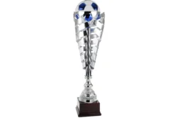 Trofeo calcio in metallo con base in plastica Selezione zanolli