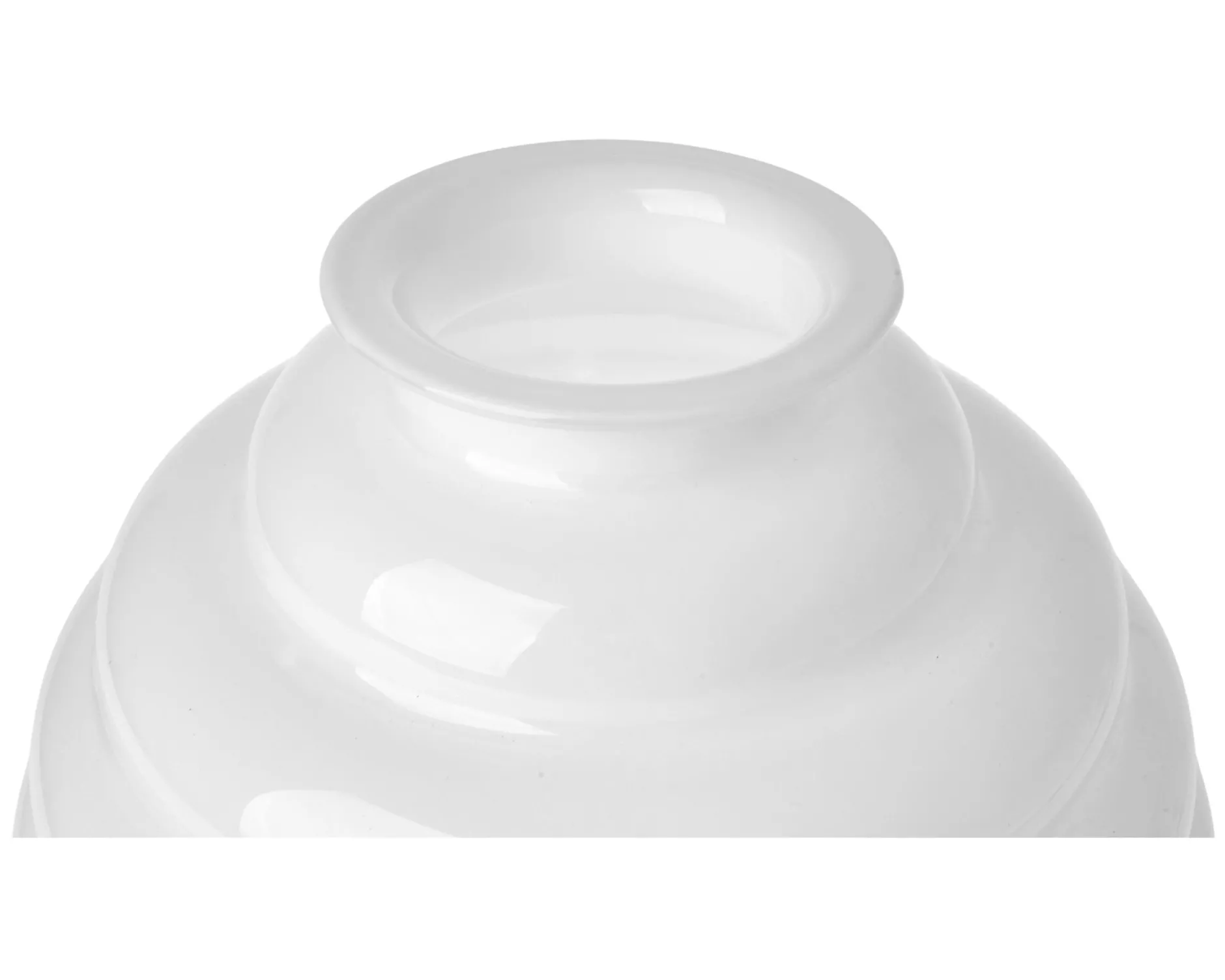 Vaso anelli bianco latte Onlylux