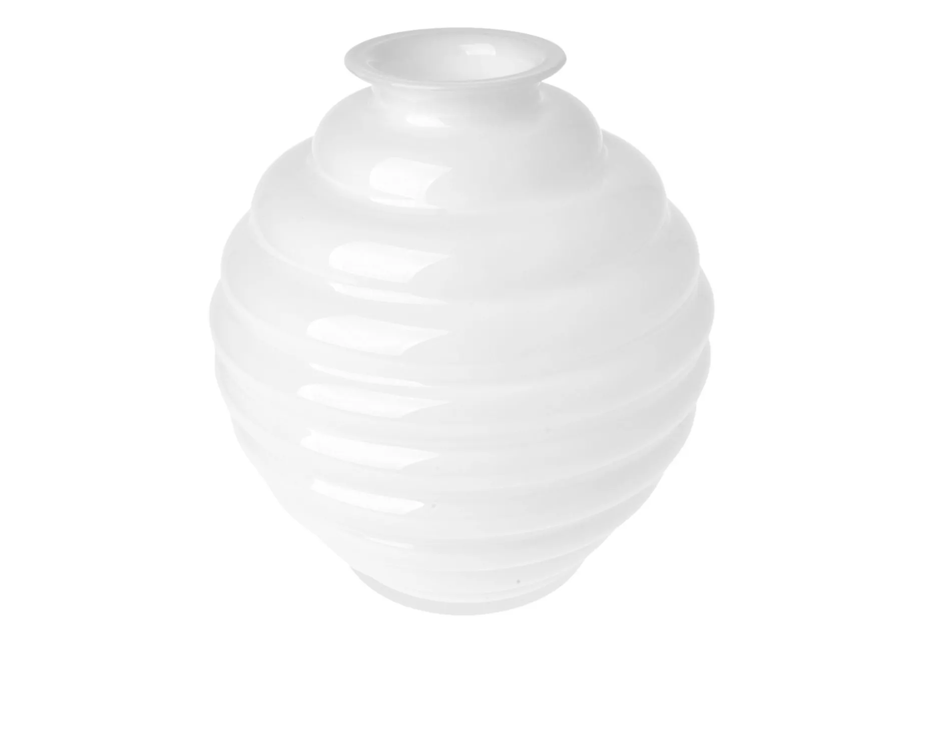 Vaso anelli bianco latte Onlylux