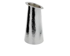 Vaso conico silver plated obliquo Selezione zanolli