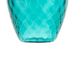 Vaso gemme balloton vetro di murano verde Venini