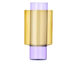 Vaso grande c boreale lilla-giallo Ichendorf