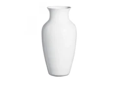 Vaso i cinesi vetro di murano latte bianco bianco Carlo moretti