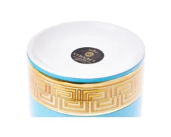 Vaso madusa amplified porcellana blu Versace