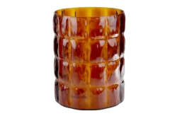 Vaso matelassè ambra Kartell