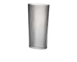 Vaso millemolature vetro di murano bianco Carlo moretti