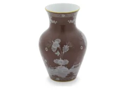 Vaso ming oriente italiano castagna porcellana Richard ginori