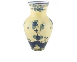 Vaso ming oriente italiano citrino porcellana Richard ginori