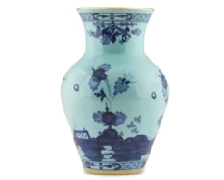 Vaso ming oriente italiano iris porcellana Richard ginori