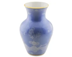 Vaso ming oriente italiano pervinca porcellana Richard ginori