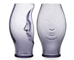 Vaso murana vetro di murano glicine Venini