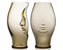Vaso murana vetro di murano pagliesco Venini
