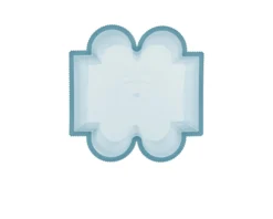 Vaso okra alto azzurro Kartell