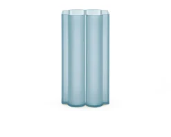 Vaso okra alto azzurro Kartell