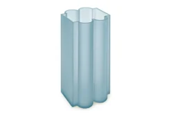 Vaso okra alto azzurro Kartell