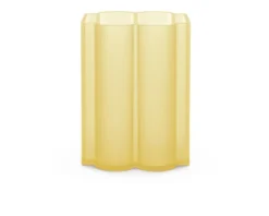 Vaso okra basso giallo Kartell