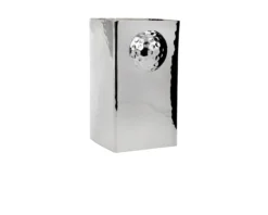 Vaso quadro golf silver plated martellato Selezione zanolli