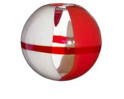 Vaso sfera vetro di murano nuvole Carlo moretti
