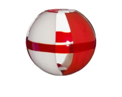 Vaso sfera vetro di murano nuvole Carlo moretti