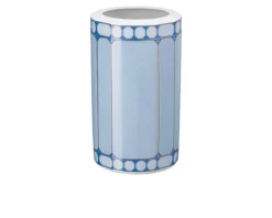 Vaso signum azure porcellana Swarovski x rosenthal