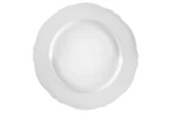 Vassoio rotondo antico doccia porcellana bianco Richard ginori