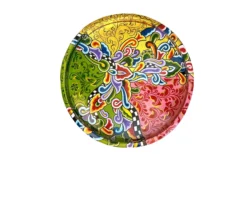 Vassoio rotondo tray round m dipinto a mano Tom's drag