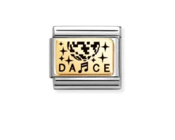 World of dance composable acciaio oro e smalto Nomination